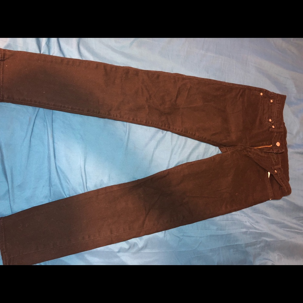 Black Levis 512 Denim